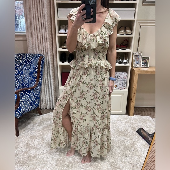NWT Astr the label Luna Floral maxi dress - Picture 11 of 12